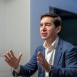 picture of Carlos Torres Vila talking CEO BBVA