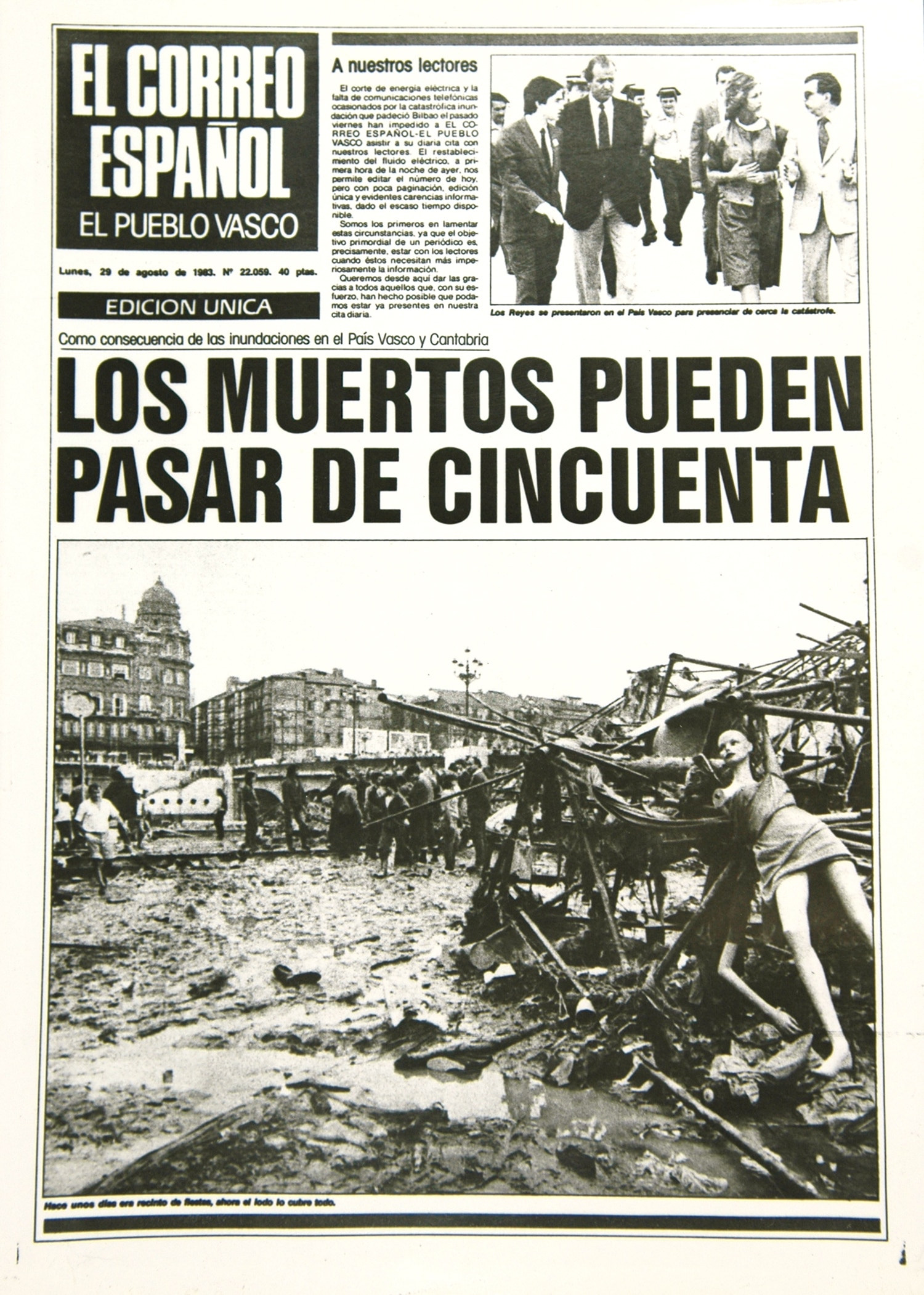 The 1983 BIlbao catastrophe